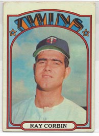 1972 Topps Baseball Cards      066      Ray Corbin RC